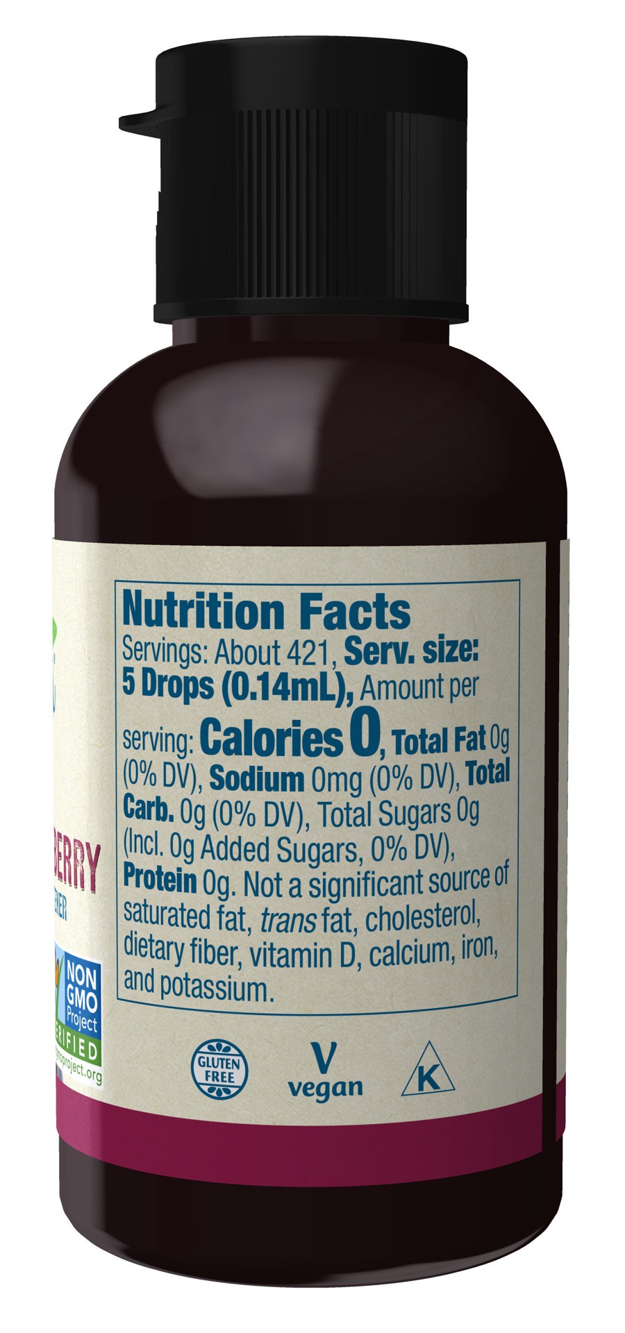 slide 4 of 4, NOW Foods BetterStevia Liquid, Pomegranate Blueberry - 2 fl. oz., 2 fl oz