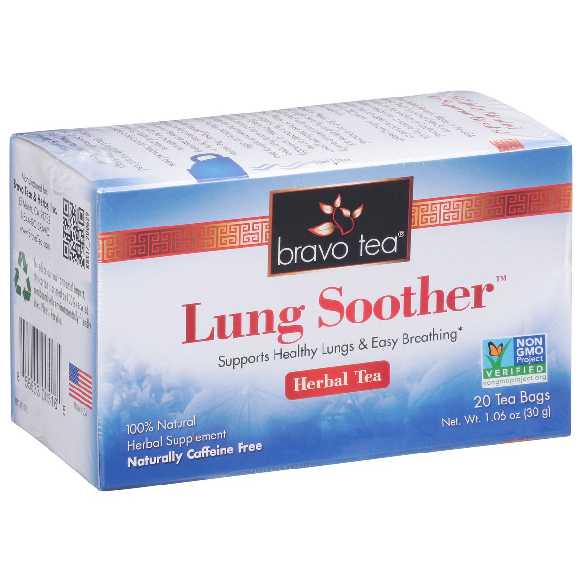 slide 4 of 15, Bravo Tea Lung Soother Herbal Tea 20 Tea Bags - 20 ct, 20 ct