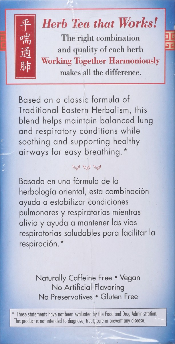 slide 5 of 15, Bravo Tea Lung Soother Herbal Tea 20 Tea Bags - 20 ct, 20 ct