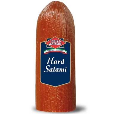 slide 1 of 1, Dietz & Watson Hard Salami, 1 lb