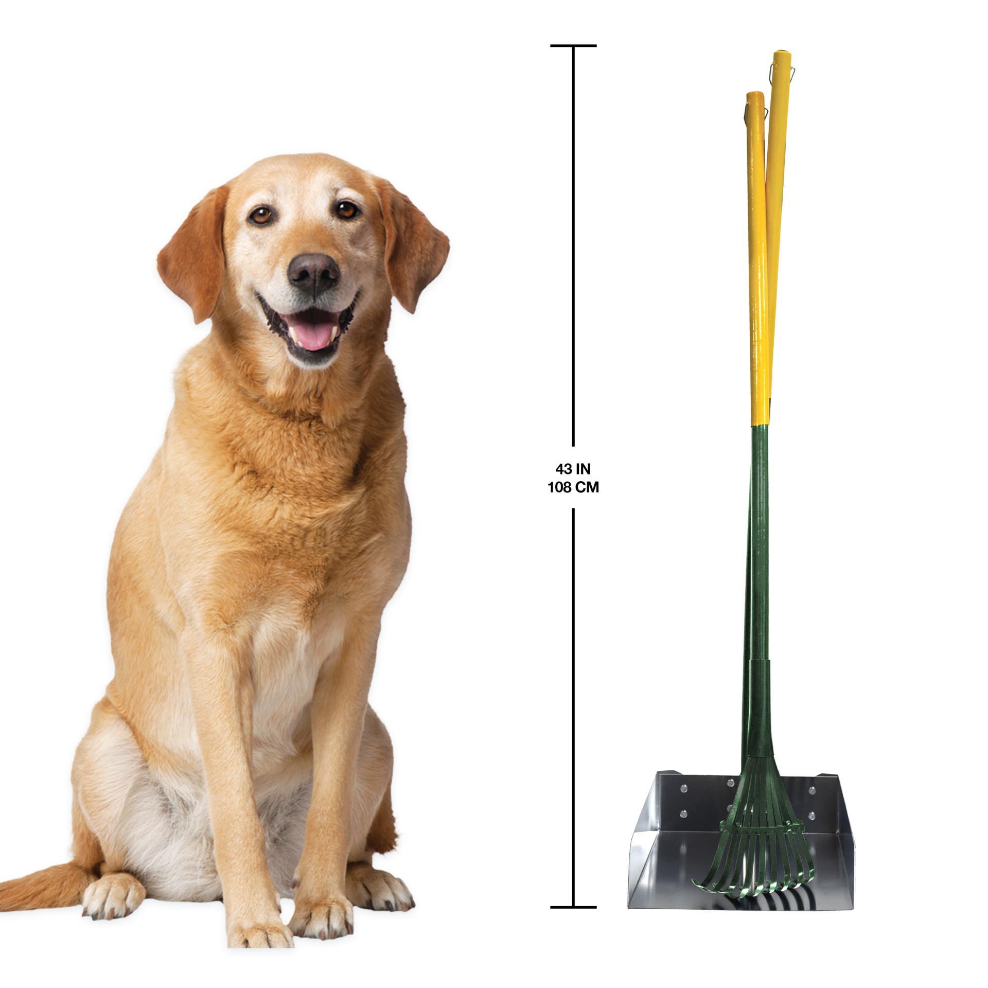 slide 3 of 7, Four Paws Large Rake Set, 1 ct
