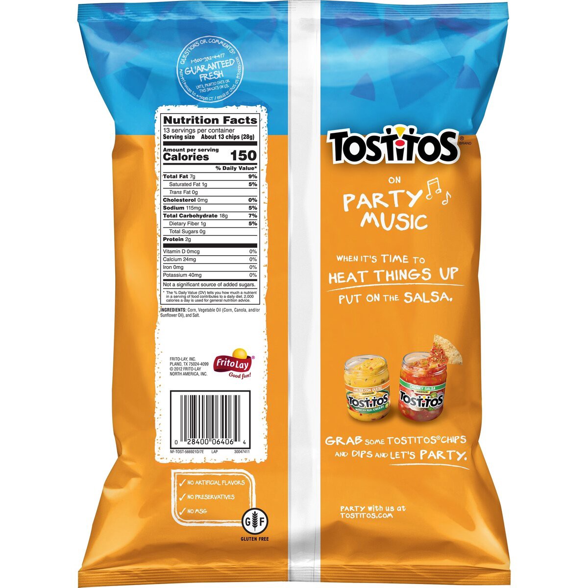slide 3 of 3, Tostitos Tortilla Chips, 13 oz