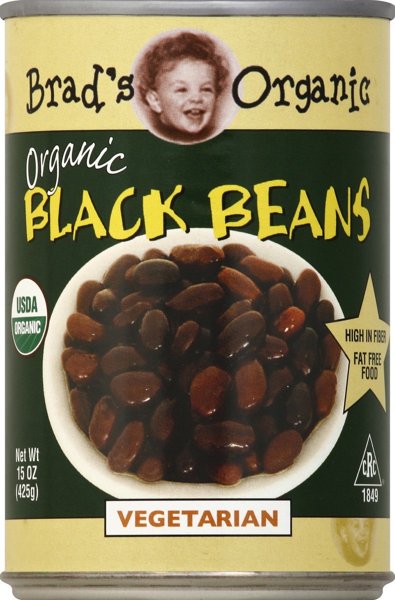 slide 2 of 2, Brad's Organic Black Beans 15 oz, 15 oz