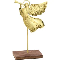 Destination Holiday Gold Metal Angel Christmas Table Décor