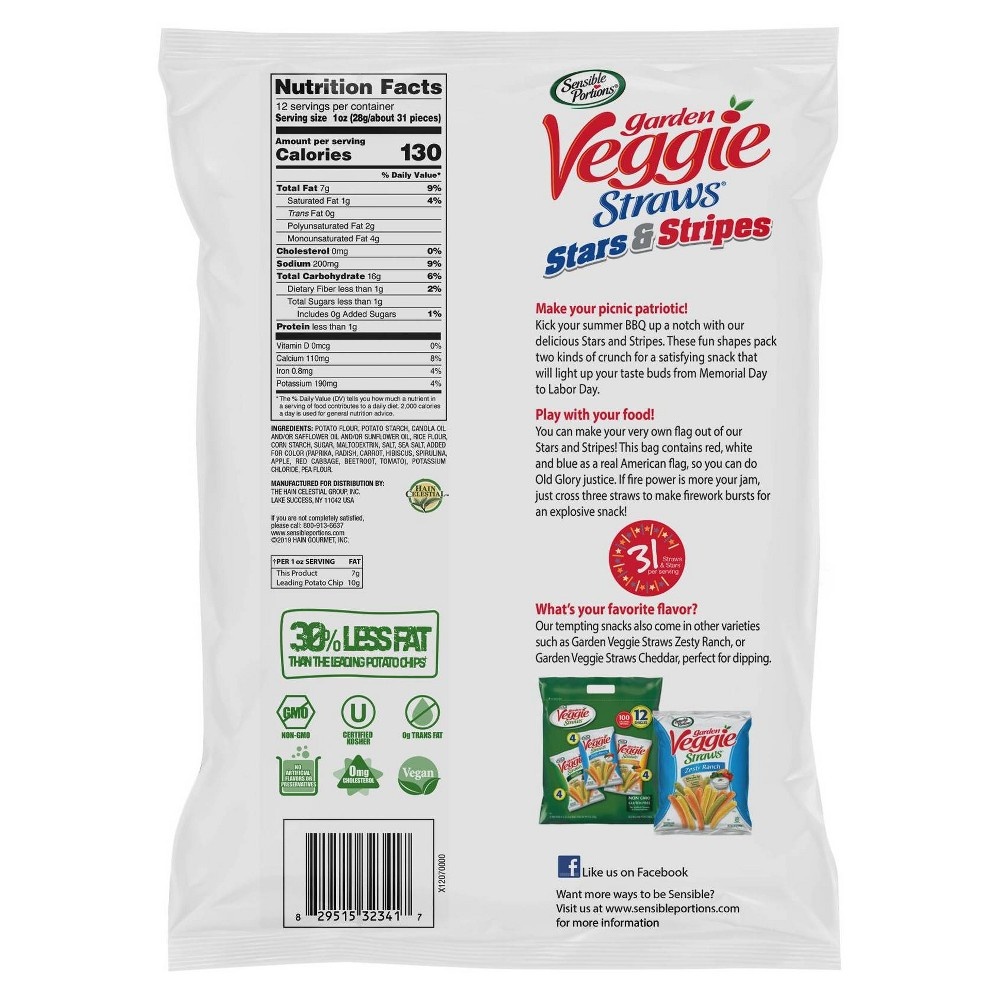 38 Veggie Straws Ingredients Label - Labels 2021
