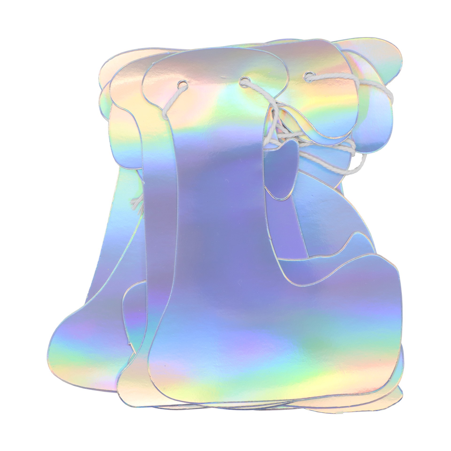 slide 3 of 3, 6ft. Iridescent Let's Party Banner By Celebrate It, 6 ft