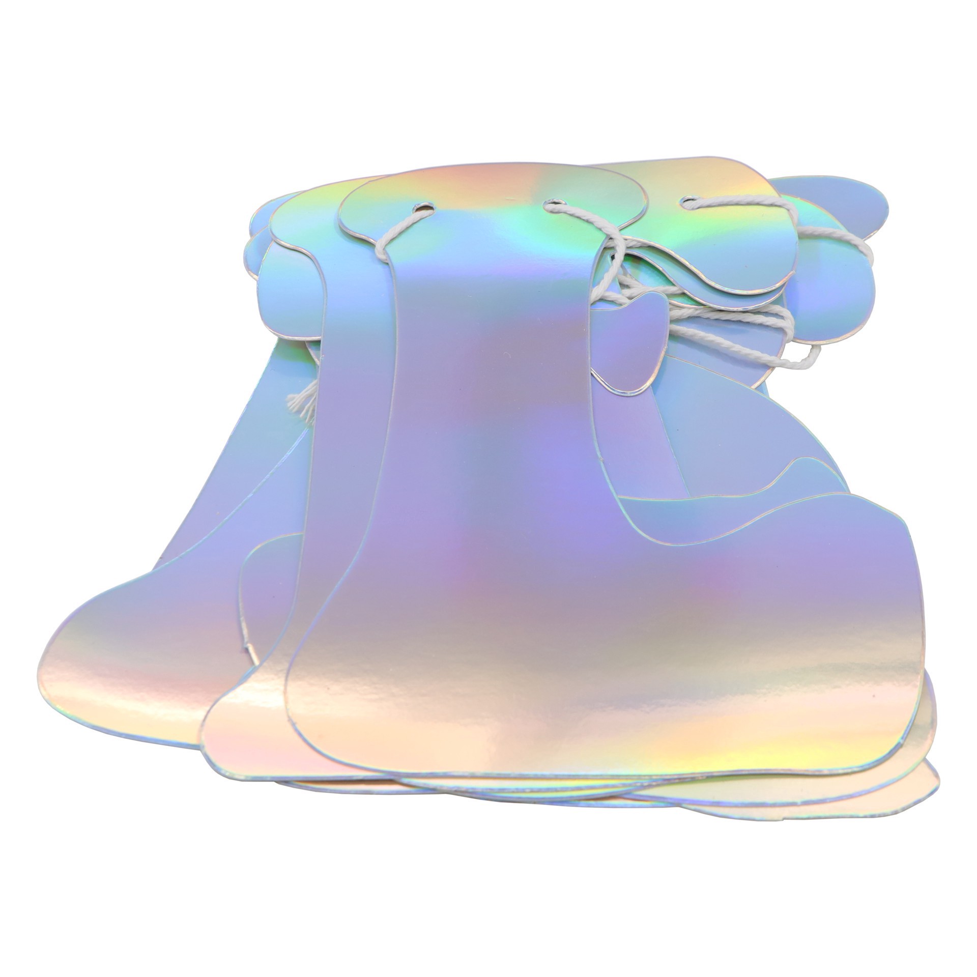 slide 2 of 3, 6ft. Iridescent Let's Party Banner By Celebrate It, 6 ft