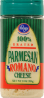 slide 1 of 1, Kroger Grated Parmesan Romano Cheese, 8 oz
