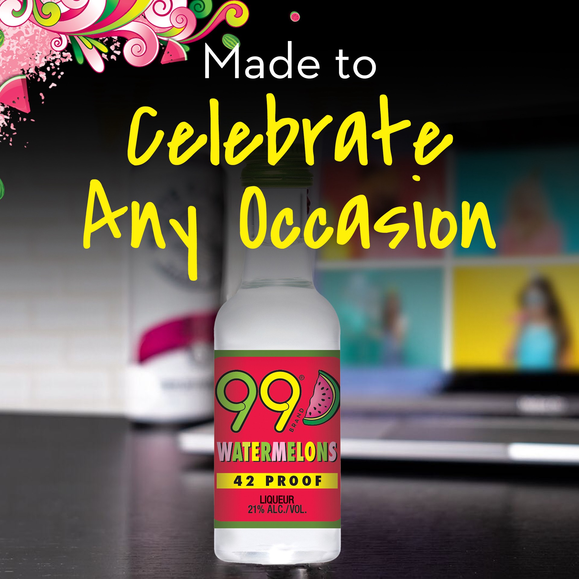 slide 2 of 5, 99 Brand Watermelons Liqueur, 