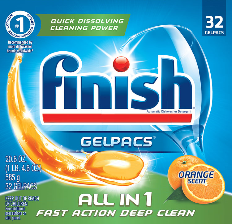 slide 1 of 1, Finish Dish Detrgent Glpacs, 22.9 oz