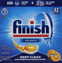 Finish Dish Detrgent Glpacs