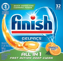 Finish Dish Detrgent Glpacs