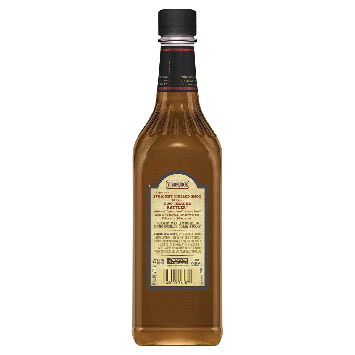 slide 3 of 5, Yukon Jack Wicked Hot Blended Whiskey, 750 ml