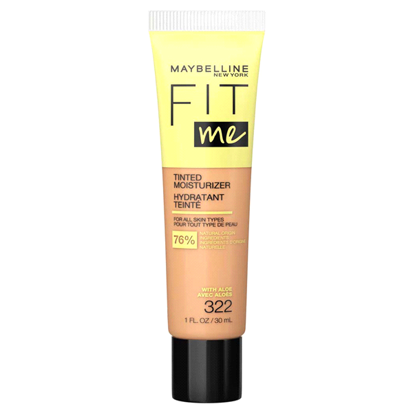 slide 1 of 1, Maybelline Fit Me Tinted Moisturizer, 322, 1 ct