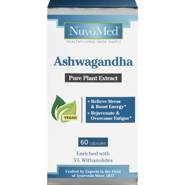 slide 1 of 1, NuvoMed Ashwagandha Capsules, 1 ct