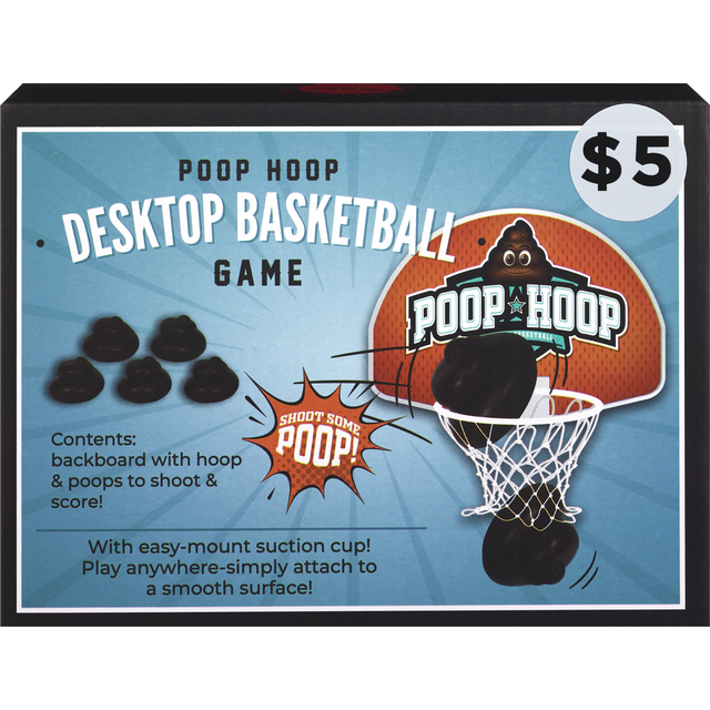 slide 1 of 1, SAMSONICO Poop Hoop Desktop Basketball Game, 1 ct