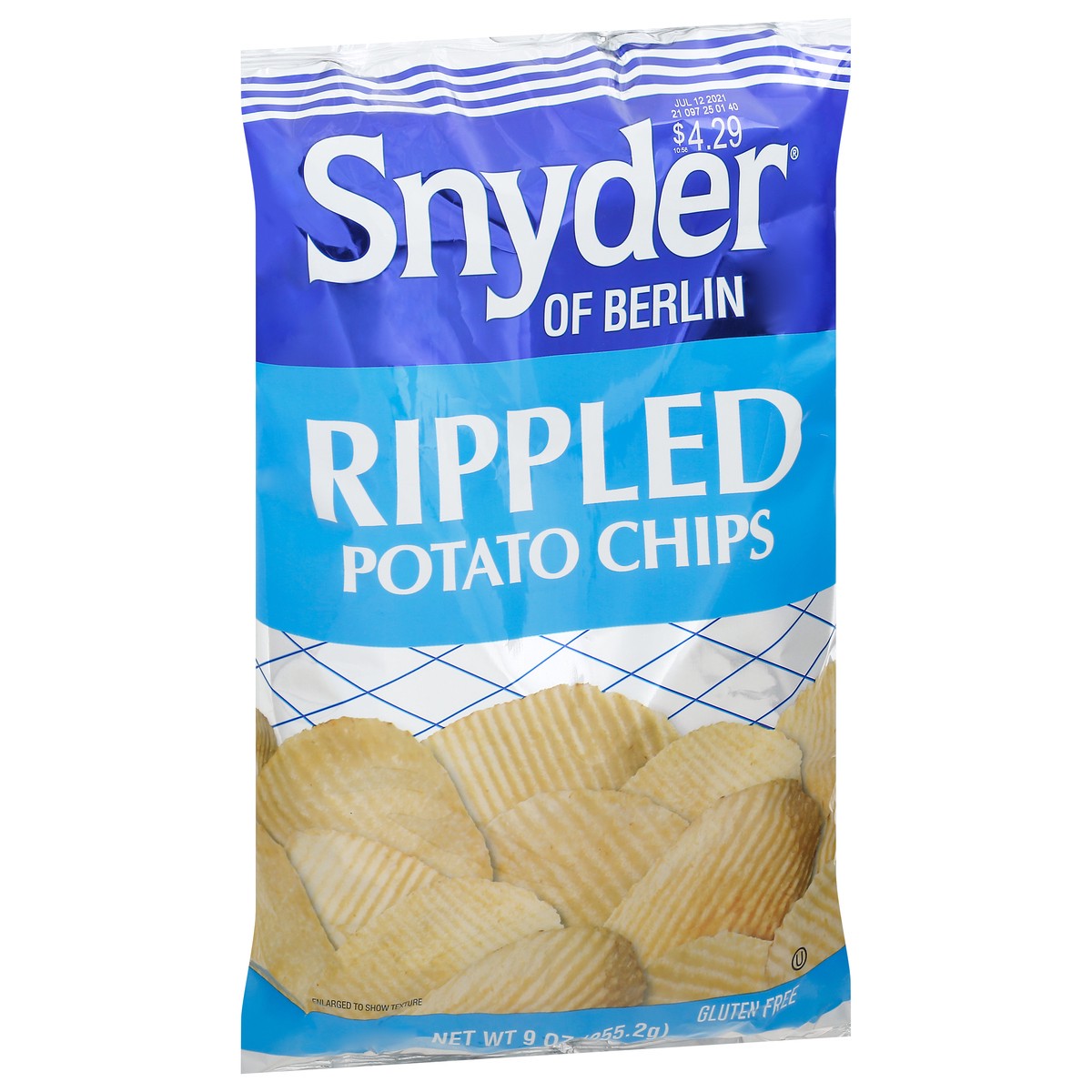 slide 4 of 12, Snyder's of Hanover Snyder of Berlin Rippled Potato Chips 9 oz, 9 oz