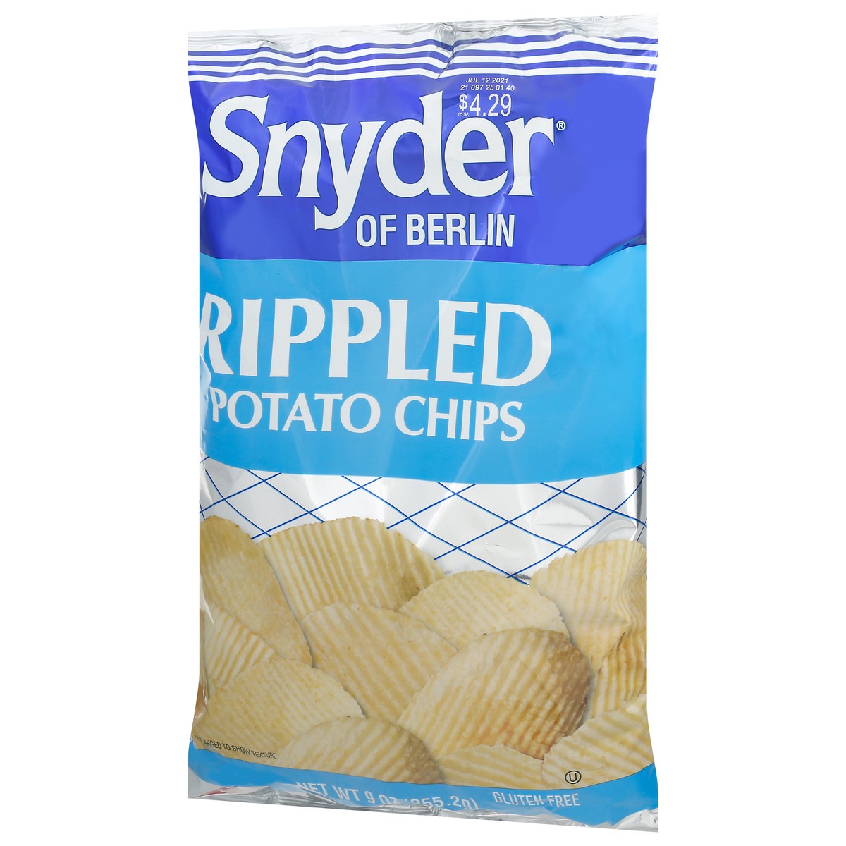 slide 10 of 12, Snyder's of Hanover Snyder of Berlin Rippled Potato Chips 9 oz, 9 oz