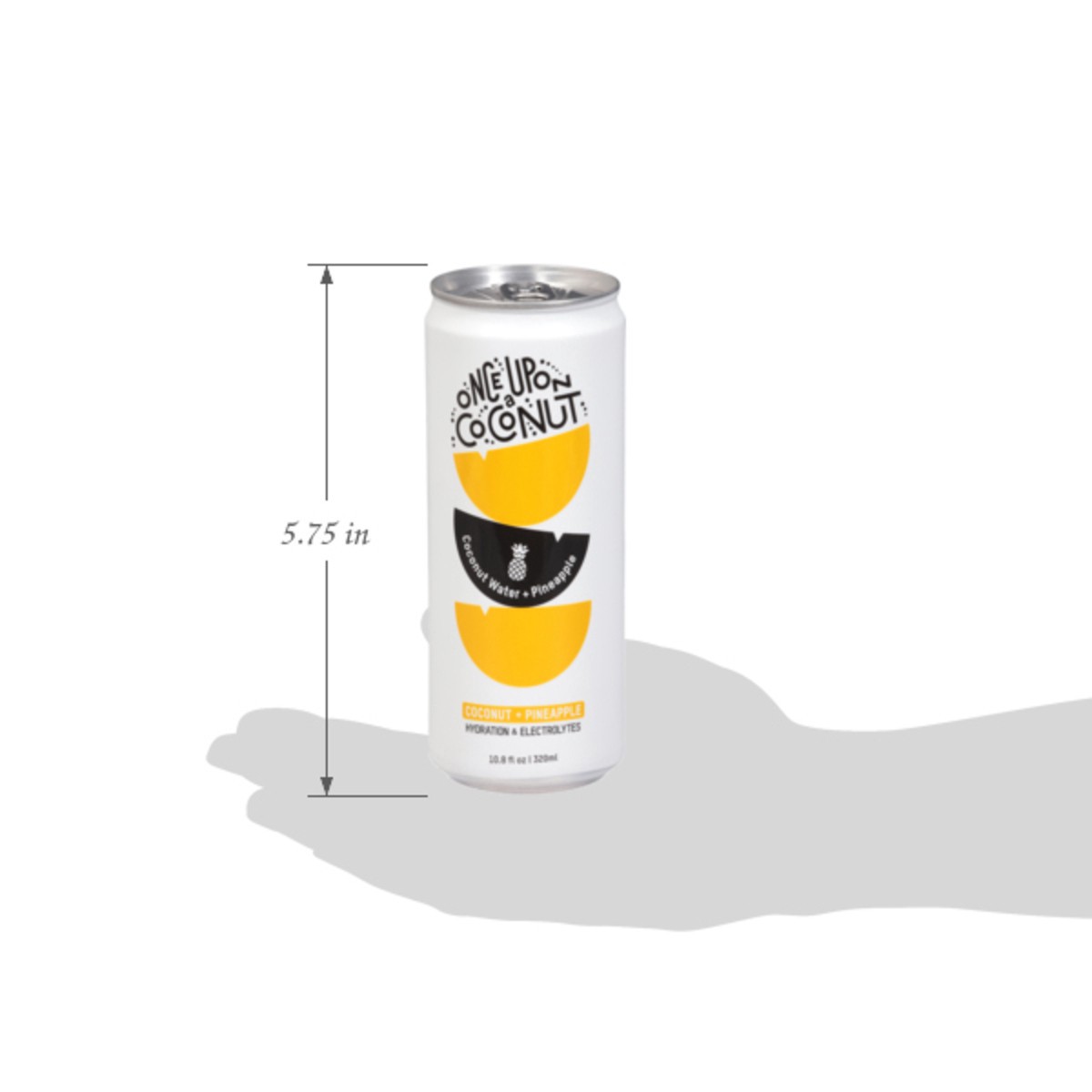 slide 12 of 15, Once Upon A Coconut Coco Wtr+pineapple, 10.8 oz