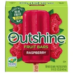 Outshine Raspberry Fruit Bars 6 ea