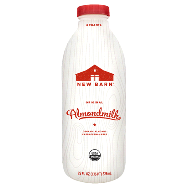 slide 1 of 1, New Barn Organic Original Almondmilk Milk Substitute, 28 fl oz