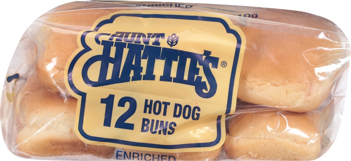 slide 10 of 13, Aunt Hattie's Enriched Hot Dog Buns 12 ea, 12 ct