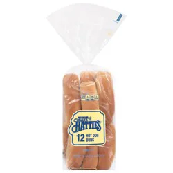 Aunt Hattie's Enriched Hot Dog Buns 12 ea