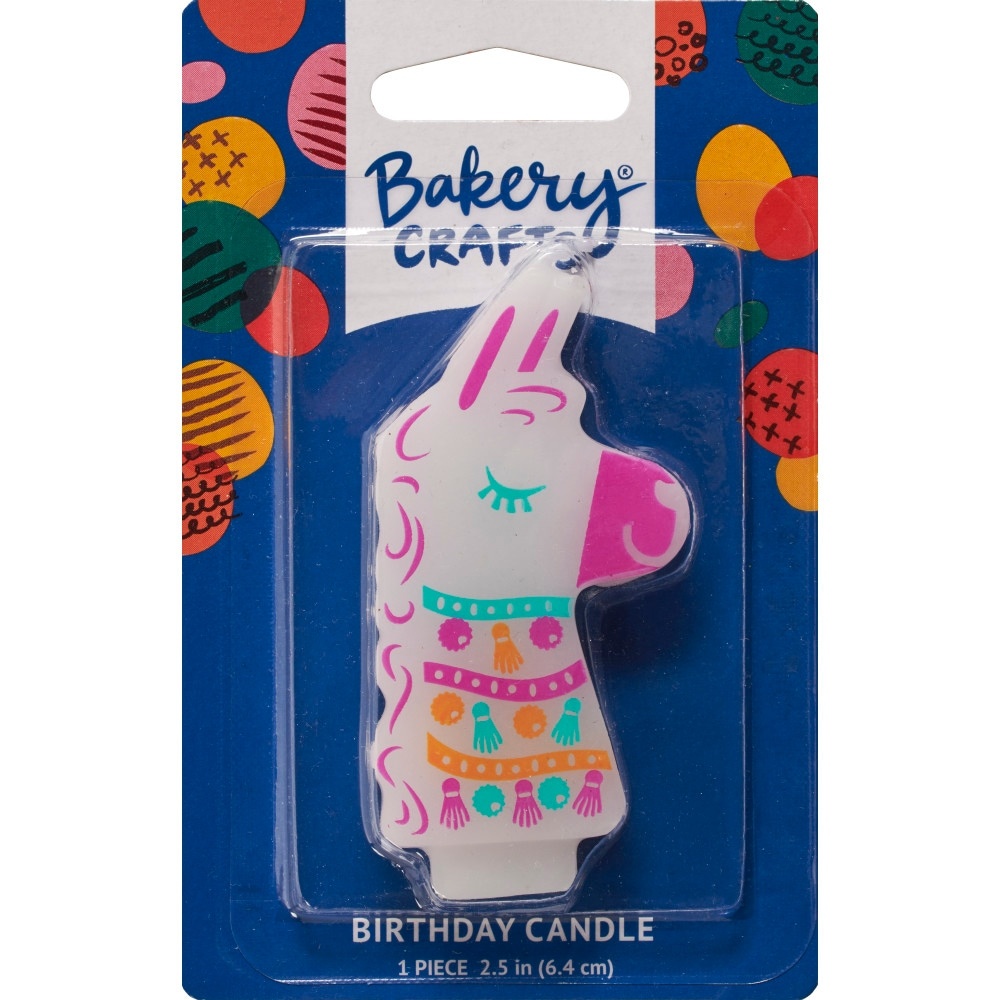slide 1 of 1, Decopac Bakery Crafts Llama Birthday Candle Cake Decoration, 1 ct
