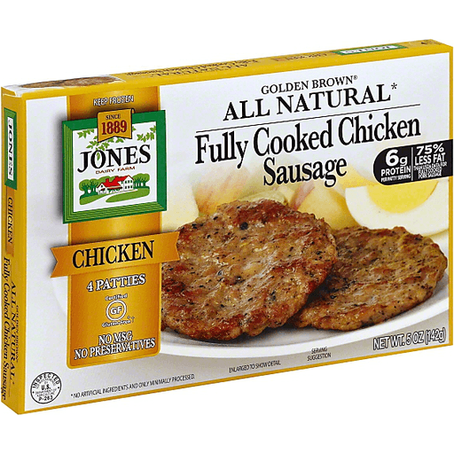 Jones Fully Cooked Chicken Sausage Design Corral