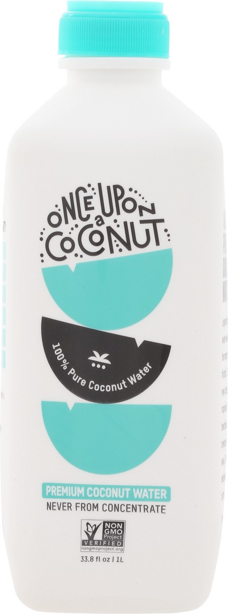 slide 3 of 15, Once Upon a Coconut Premium 100% Pure Coconut Water 33.8 fl oz, 33.8 fl oz