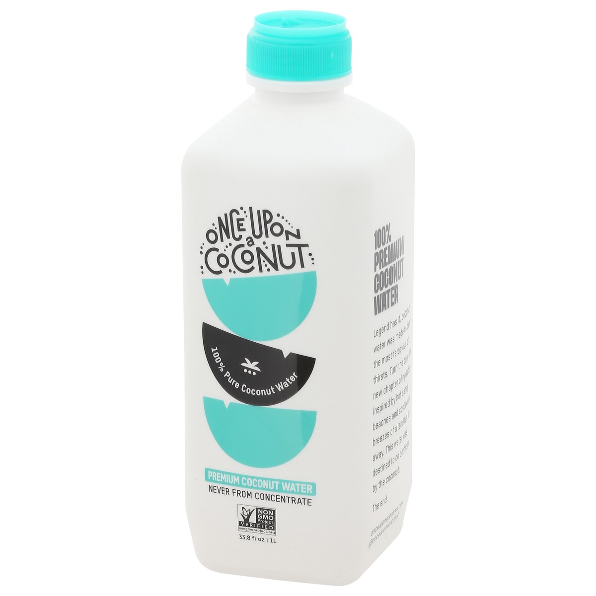 slide 2 of 15, Once Upon a Coconut Premium 100% Pure Coconut Water 33.8 fl oz, 33.8 fl oz