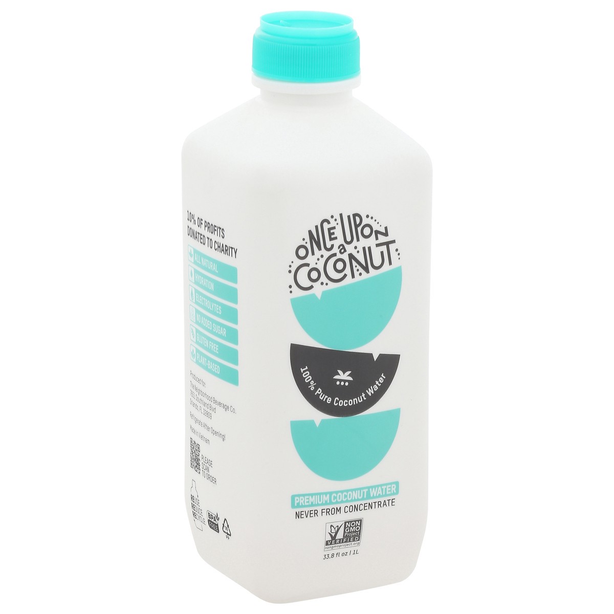 slide 7 of 15, Once Upon a Coconut Premium 100% Pure Coconut Water 33.8 fl oz, 33.8 fl oz