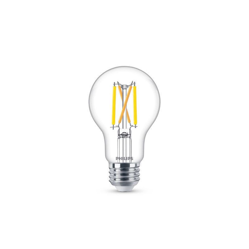 slide 8 of 8, Philips UltraDef LED 60W Clear Daylight A19 2P: Dimmable, 800 Lumens, Energy Star Certified, 5000K, 13.7-Year Life, 2-Pack, 1 ct