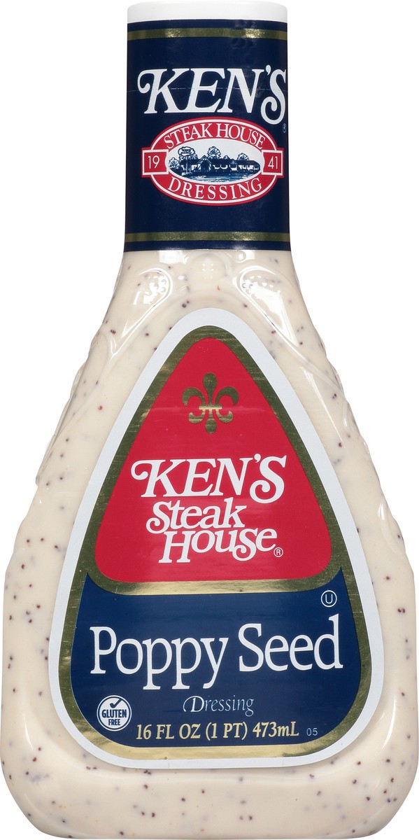 slide 3 of 11, Ken's Steak House Lite Poppy Seed Dressing, 16 fl oz