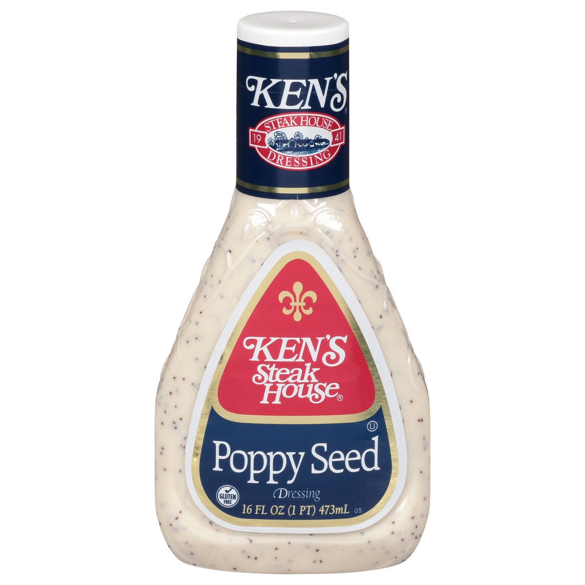 slide 9 of 11, Ken's Steak House Lite Poppy Seed Dressing, 16 fl oz