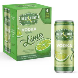 Deep Eddy Lime Vodka & Soda 4 Pack Can