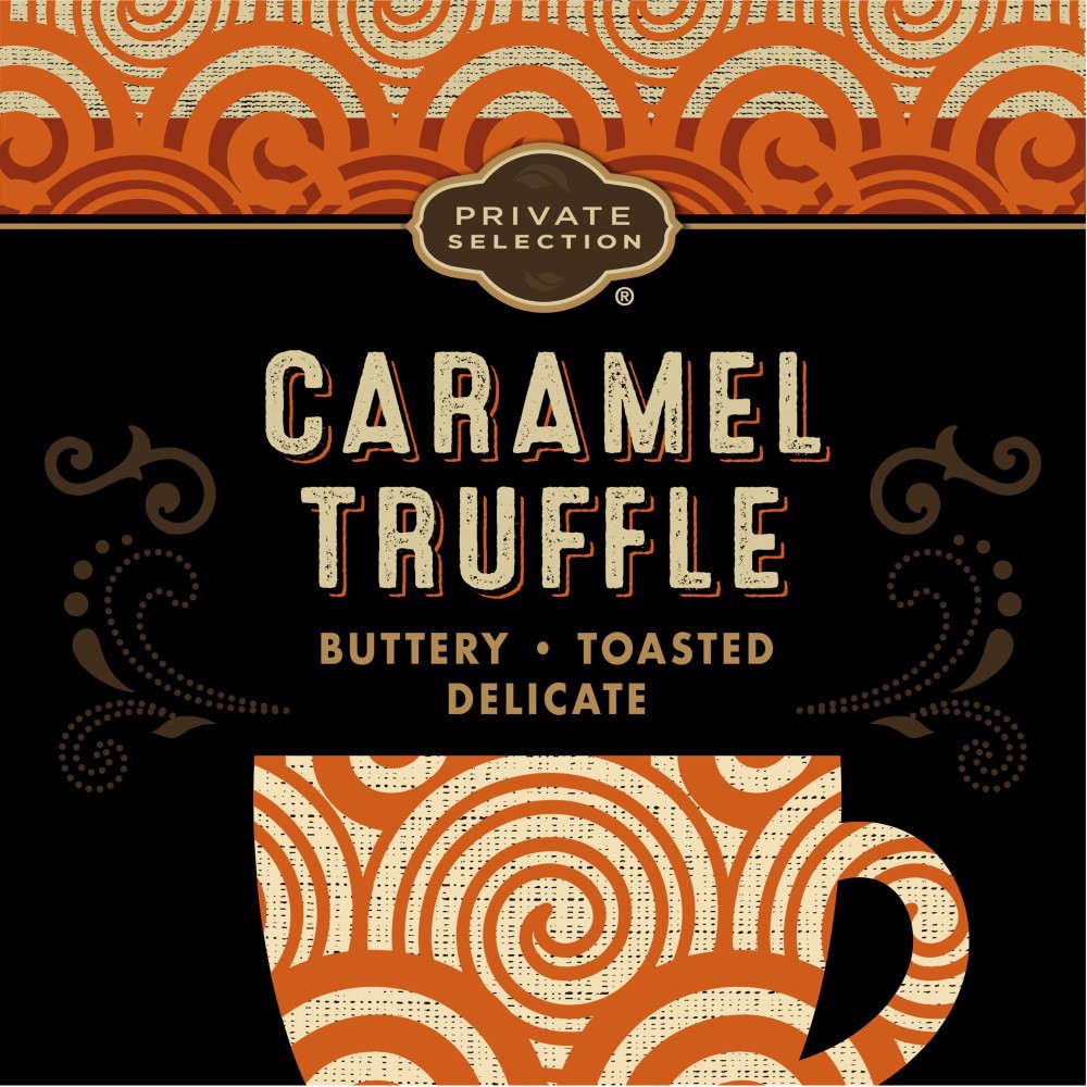 slide 4 of 6, Private Selection Fair Trade Caramel Truffle Medium Roast Ground Coffee - 12 oz, 12 oz
