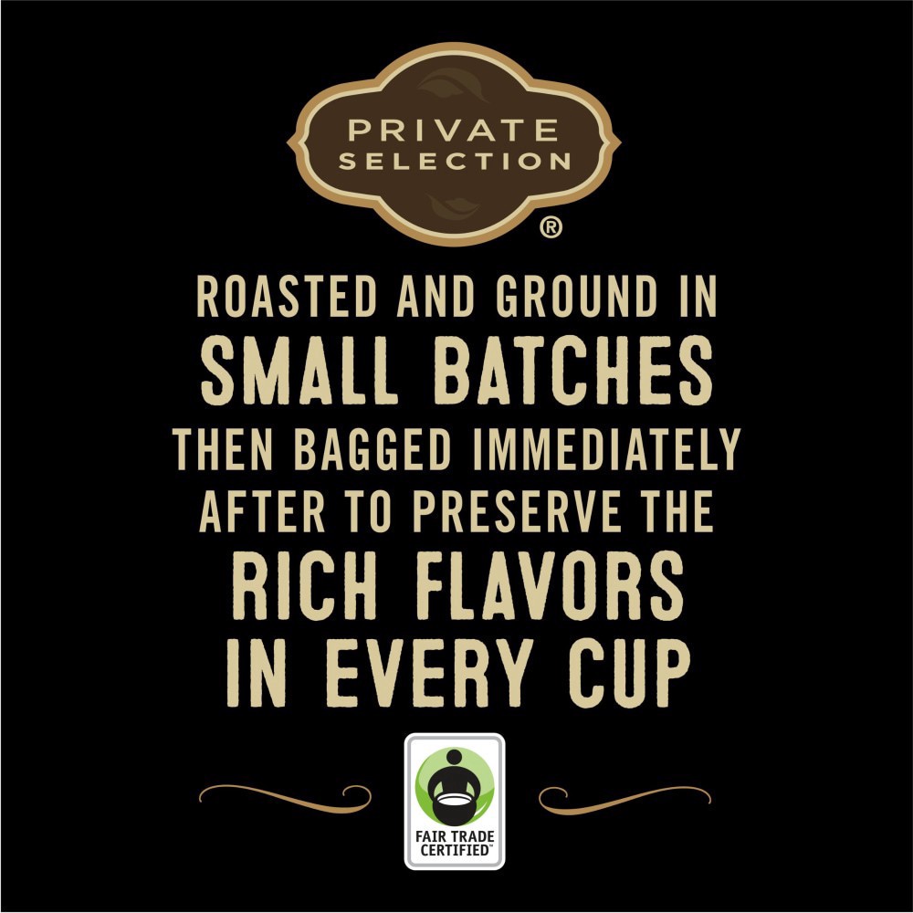 slide 2 of 6, Private Selection Fair Trade Caramel Truffle Medium Roast Ground Coffee - 12 oz, 12 oz