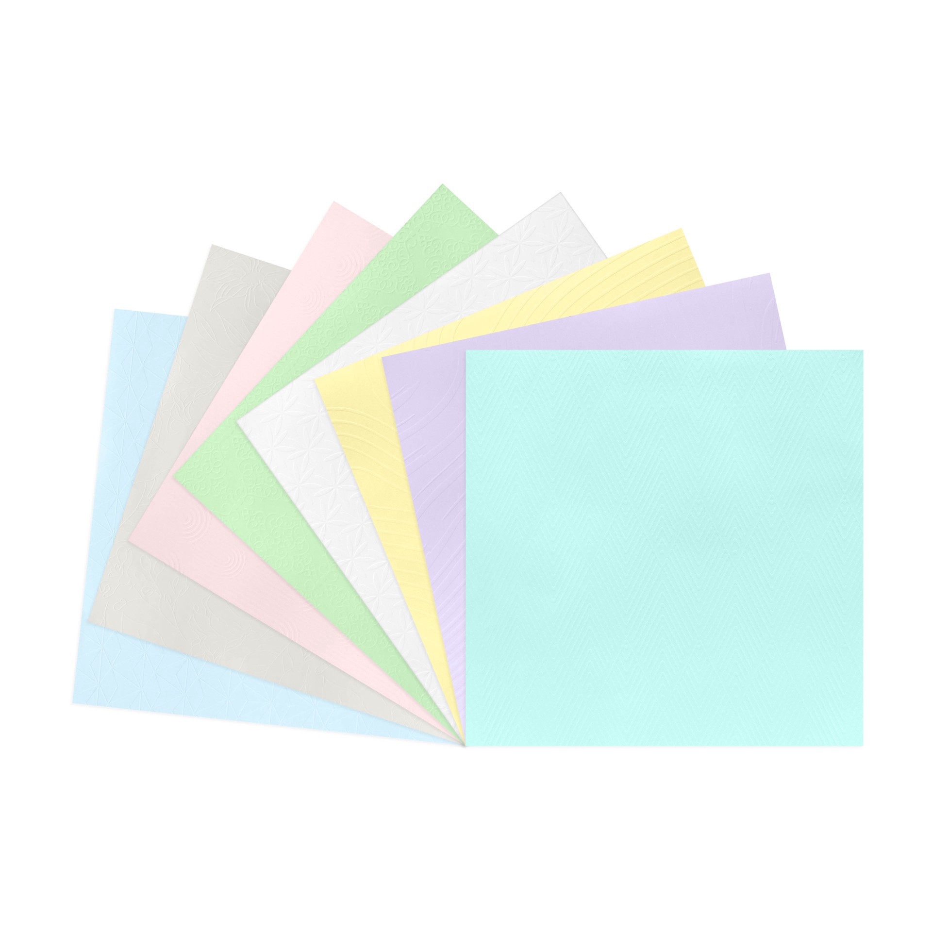 slide 2 of 3, 12" X 12" Embossed Paper Pad By Recollections, 58 Sheets, 12 in x 12 in