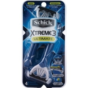 slide 1 of 1, Schick Xtreme 3, 4 ct