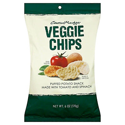 slide 1 of 1, Central Market Veggie Chips, 6 oz