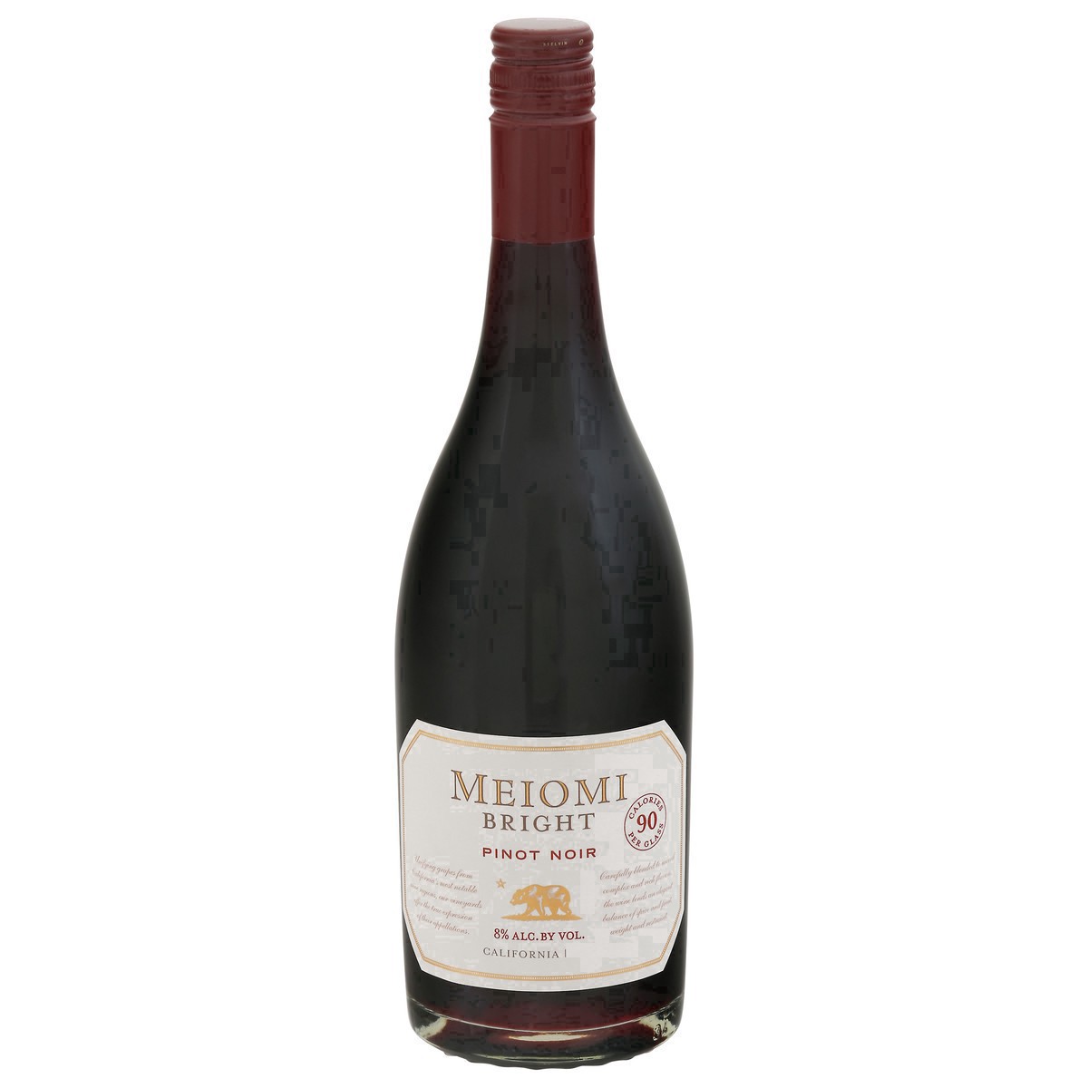 slide 14 of 27, Meiomi Bright California Pinot Noir Lower-Alcohol Red Wine, 750ml Bottle, 750 ml