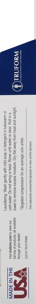 slide 4 of 10, TRUFORM Large White Anti-Embolism Below Knee Stockings 1 ea, 1 ct