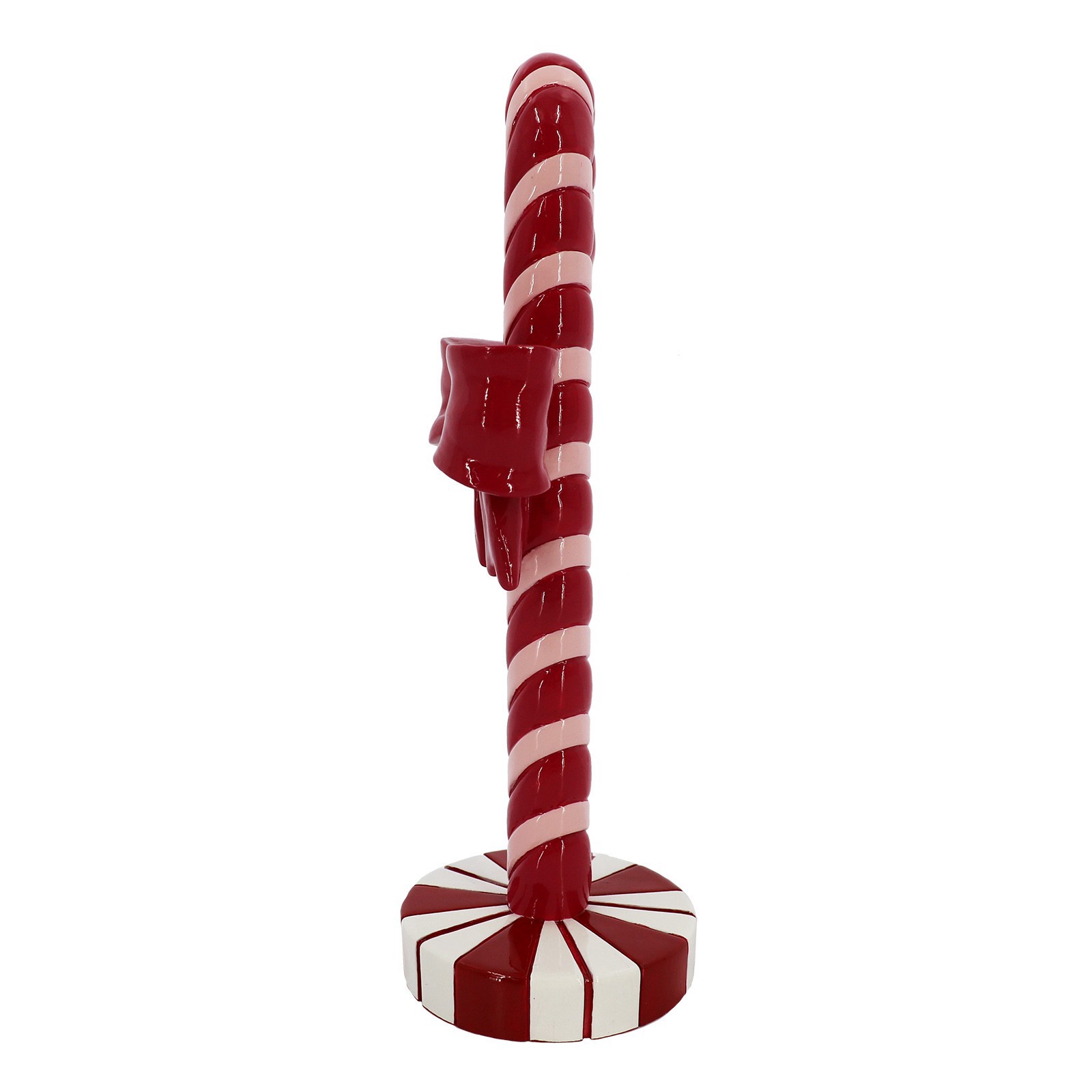 slide 2 of 4, 8" Candy Cane With Bow Tabletop Decor By Ashland, 3.5 in x 2.5 in x 8 in