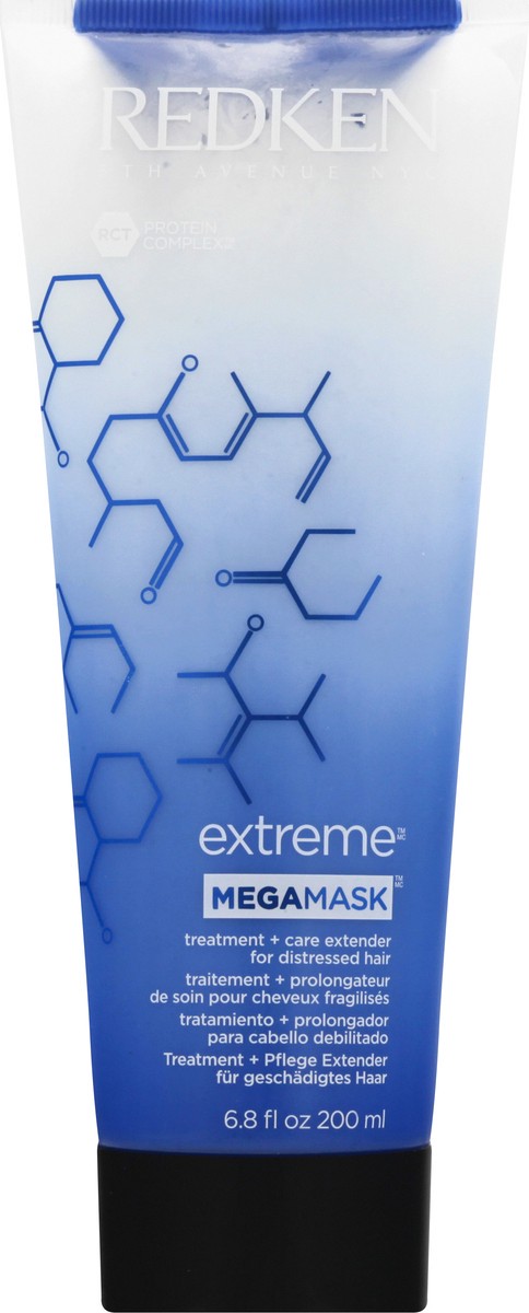 slide 7 of 9, Redken Hair Mask Extreme Mega, 6.8 fl oz