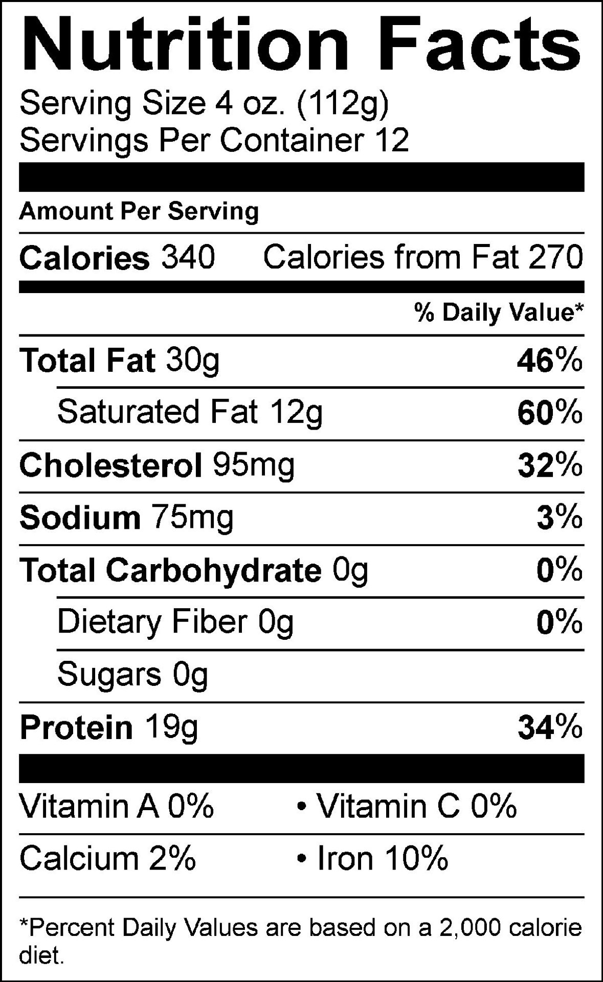 slide 5 of 5, Standard Pride 73% LEAN/27% FAT Ground Beef 48 oz, 48 oz