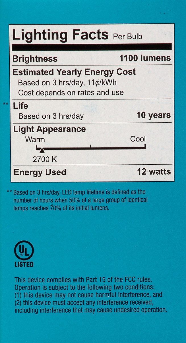 slide 4 of 9, Simply Done Led 75 Watt Bulb, 2 ct