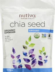 Nutiva Milled Chia Seeds - 12 oz