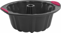 slide 1 of 1, Trudeau Structured Silicone Fluted Cake Pan, 10 cup