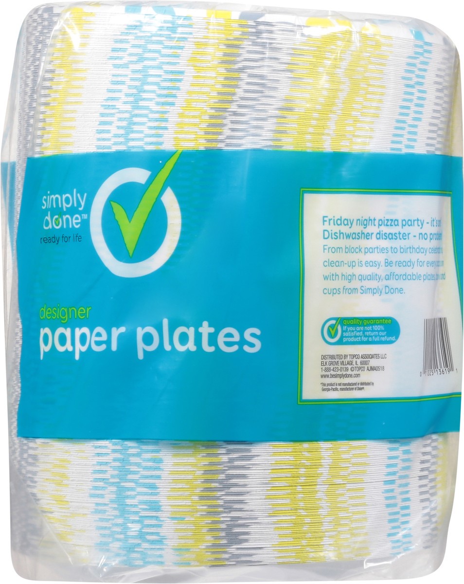 9 In. Light Blue Paper Plates - 100 Ct.